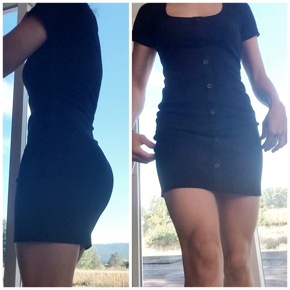A&F Ribbed Bodycon Dress - Picture 3 of 4